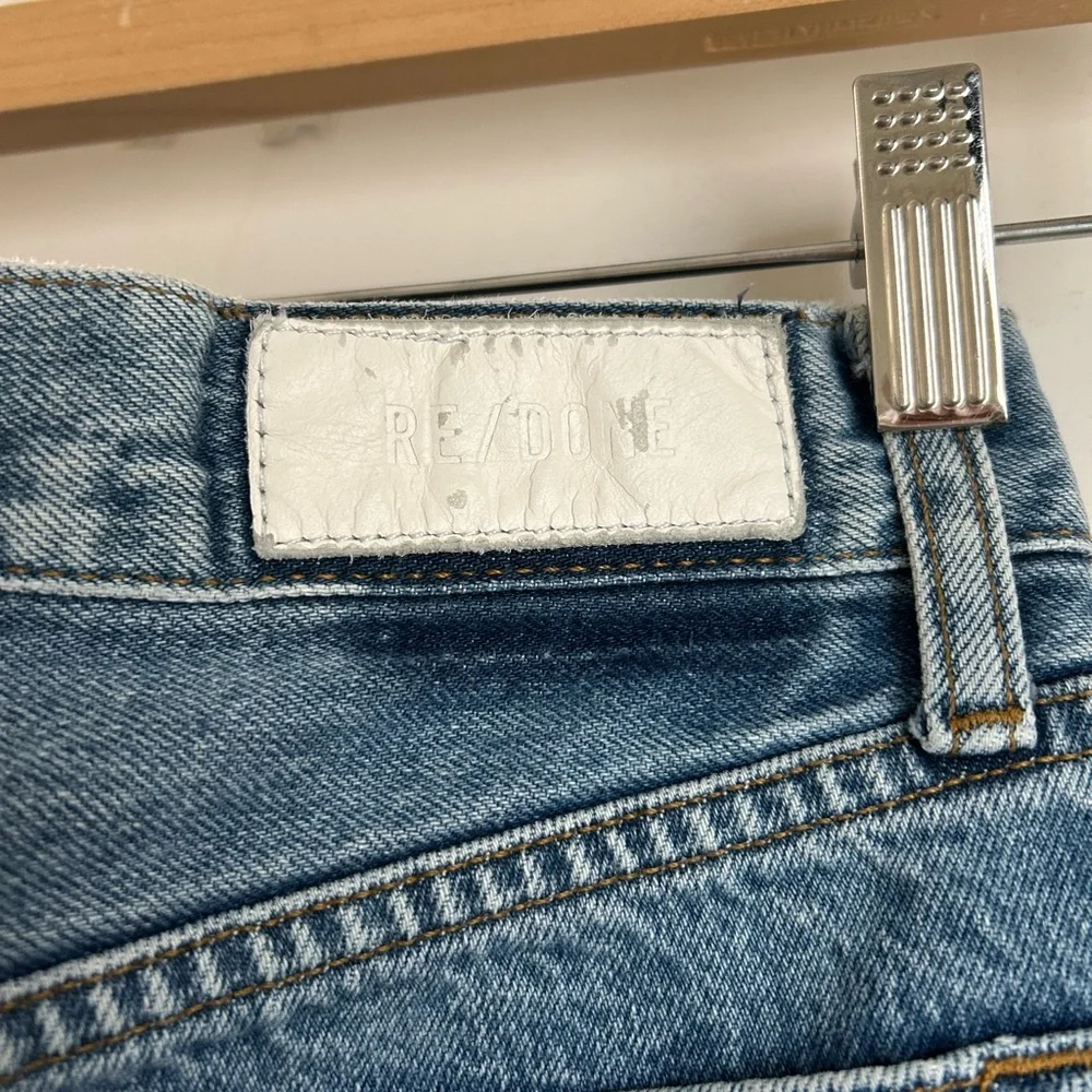 Re/Done 70’s Stove Pipe Ankle Jeans - Picture 5 of 7